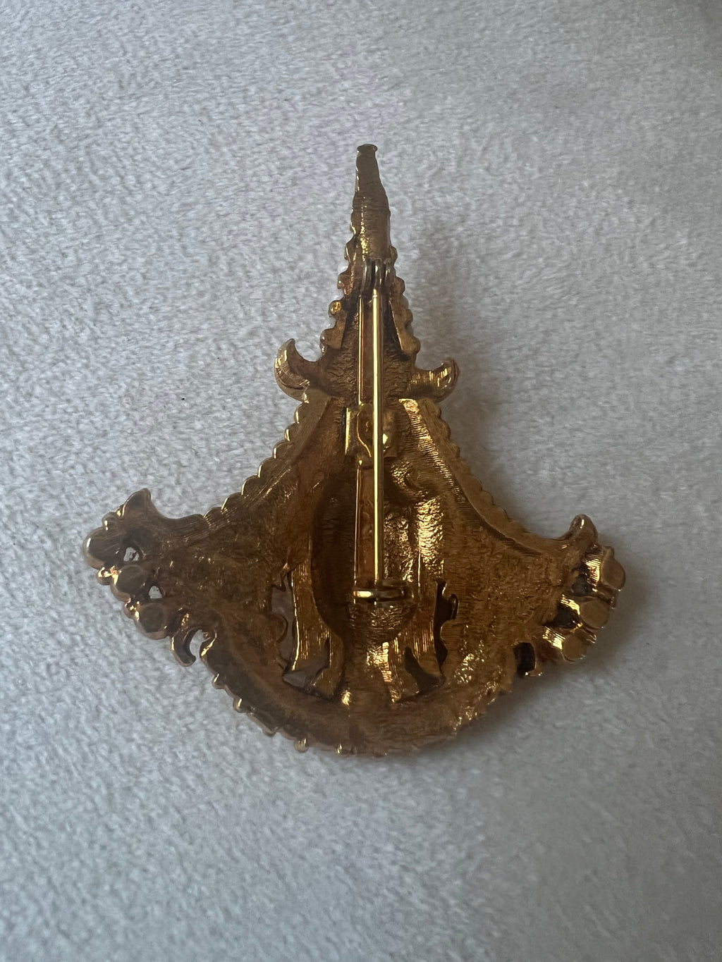 Vintage Asian Princess Brooch