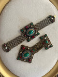 Hollycraft Austro-Hungarian Revival Bracelet & Brooch Set