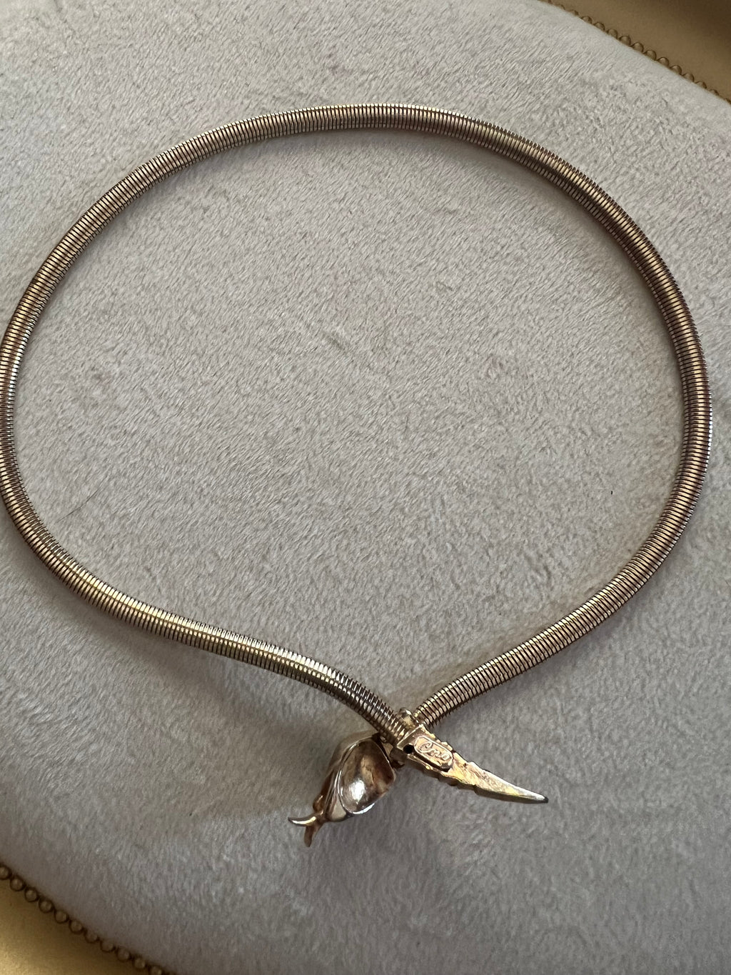 Antique Rare Coro Snake Necklace 1940s