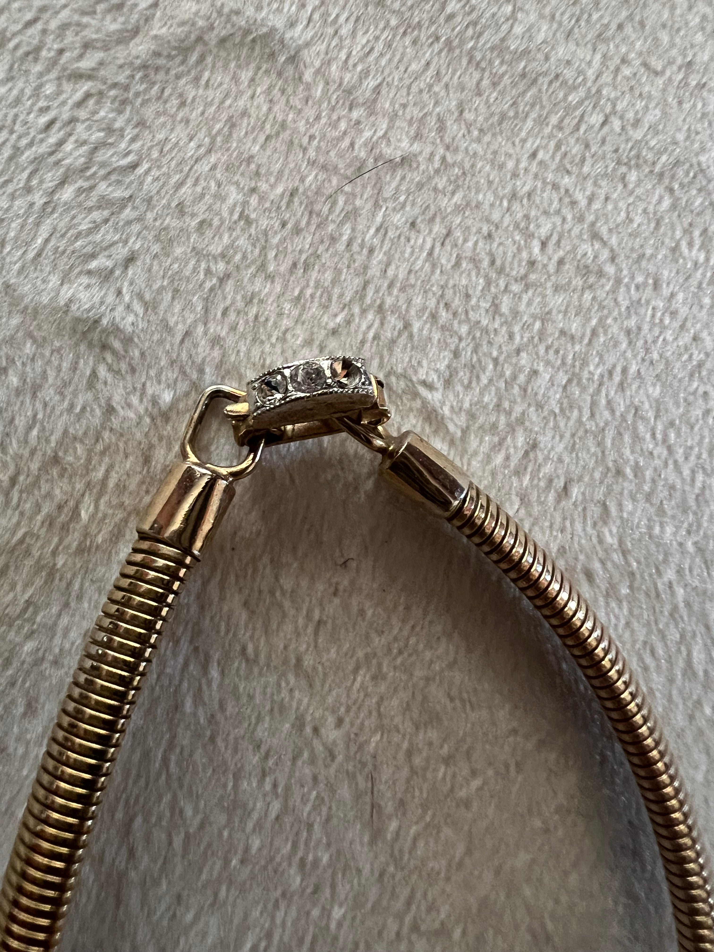 Rare Coro Snake Bracelet 1940s
