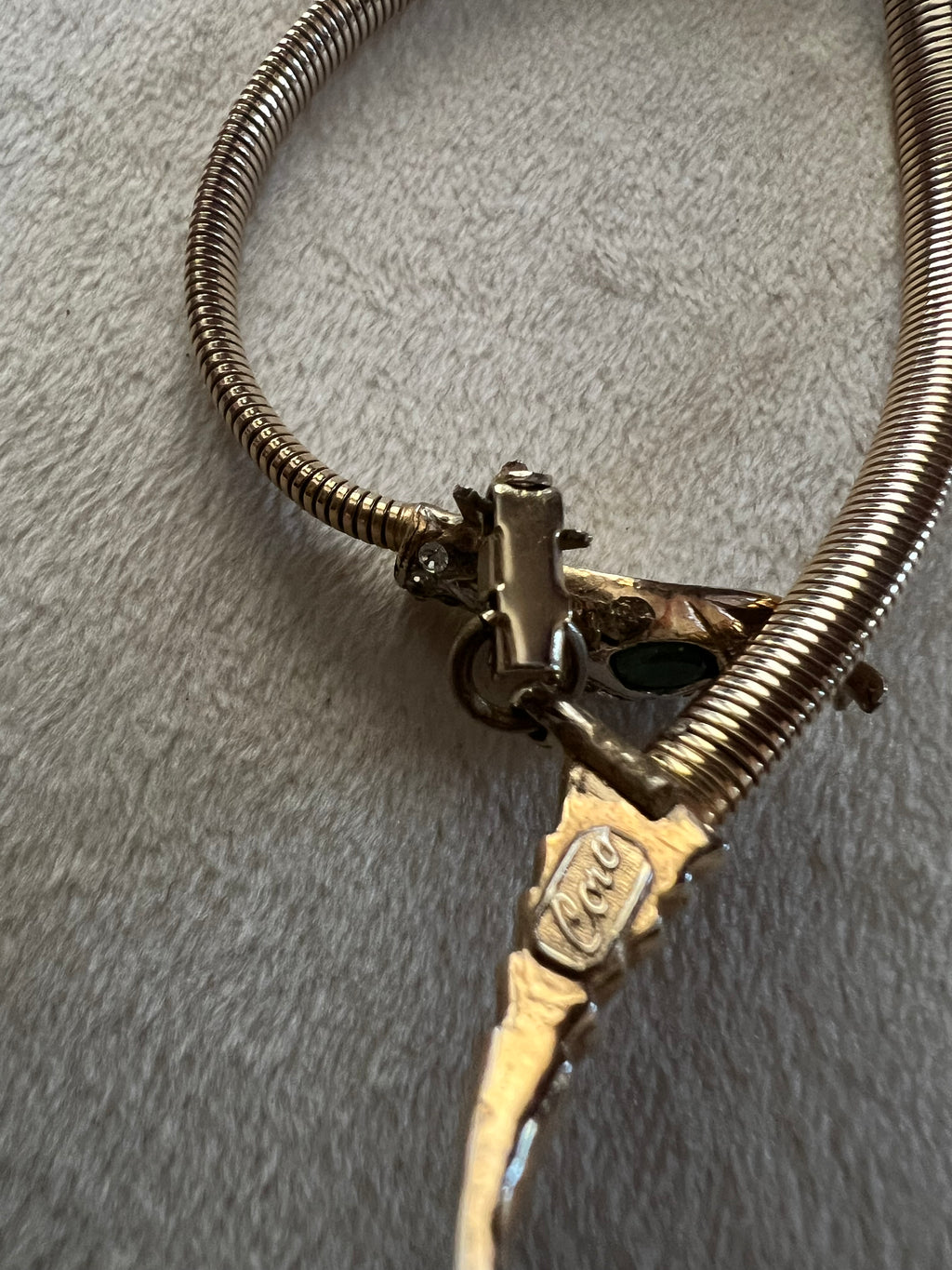 Rare Coro Snake Bracelet 1940s