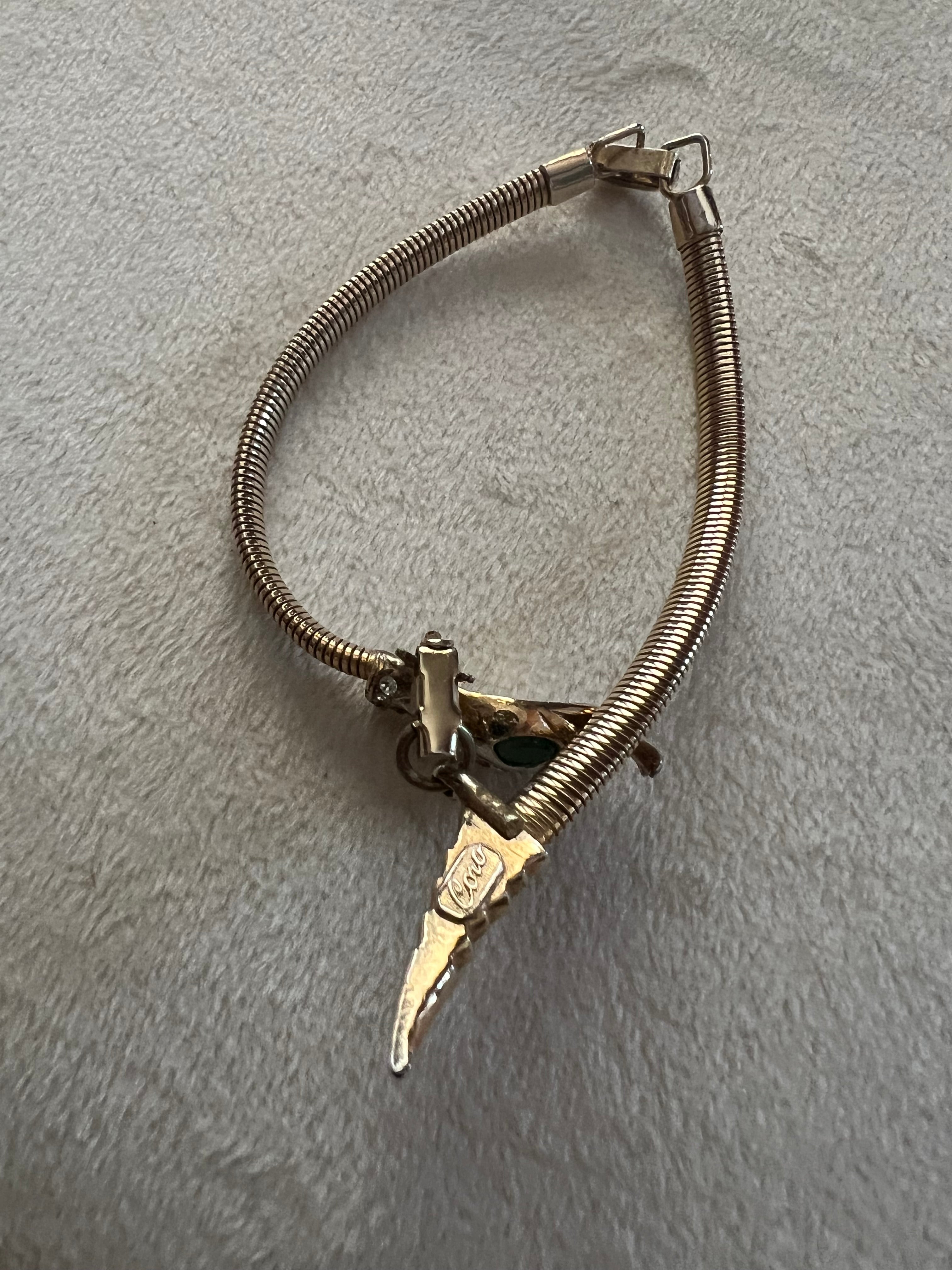 Rare Coro Snake Bracelet 1940s